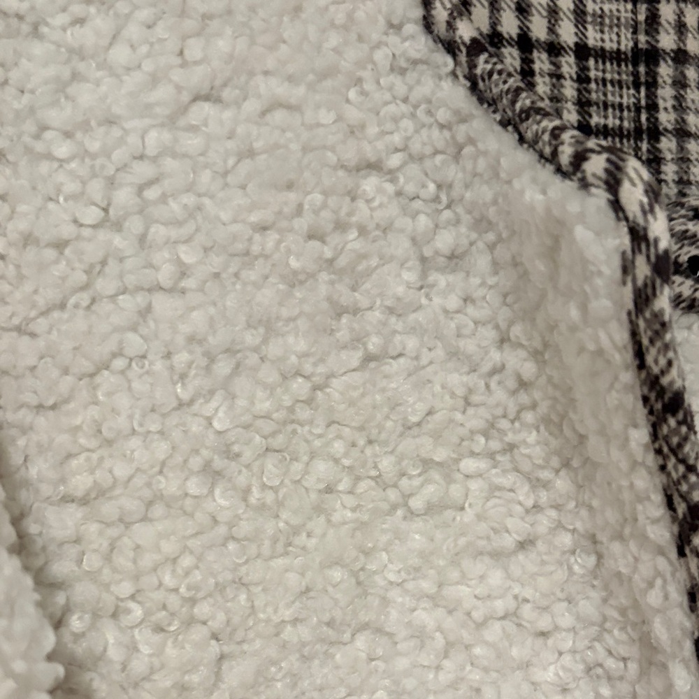 NWT DG2 by Diane Gilman Brown and Cream Faux Suede/Sherpa Reversible Coat XL - Picture 12 of 16